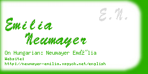 emilia neumayer business card